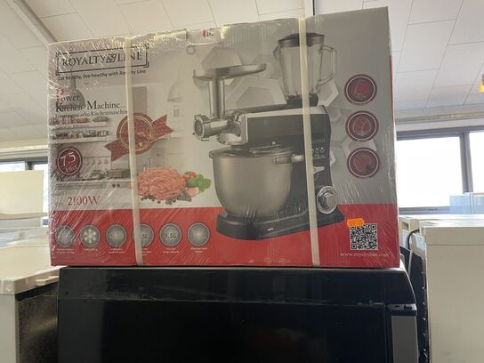 Køkkenmaskine ROYALTY LINE. 2100W. 7,5 liter.