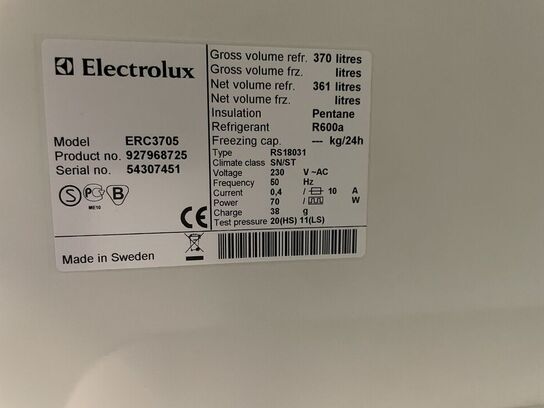 Køleskab, brugt. ELECTROLUX.