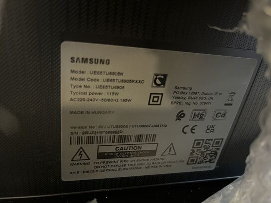 65"  TV SAMSUNG UE65TU6905K