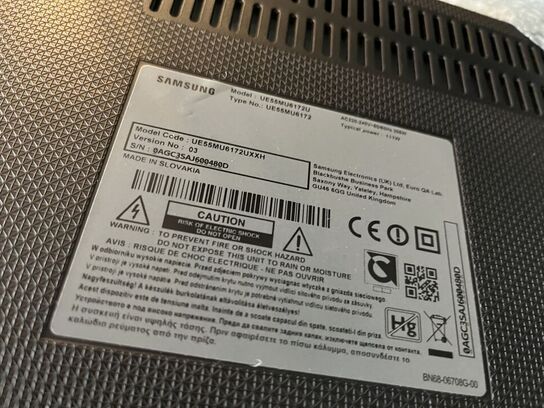 55"  TV SAMSUNG UE55MU6172U