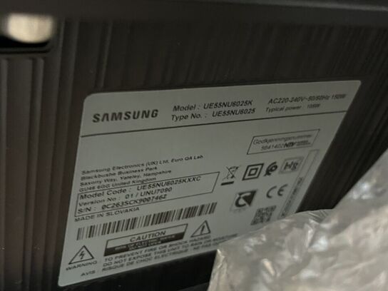 55"  TV SAMSUNG UE55NU6025K