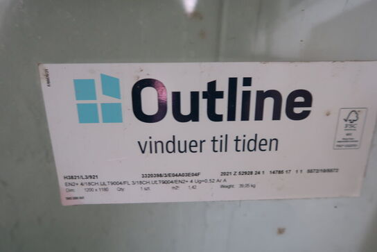 Vinduespartier OUTLINE Model: F3805/L6/357/ H3821/L3/921