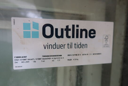 Vinduespartier OUTLINE Model: F3805/L6/357/ H3821/L3/921