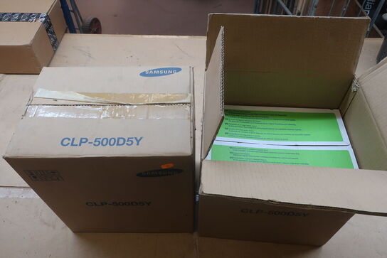 7 stk. toner SAMSUNG CLP-500D5Y