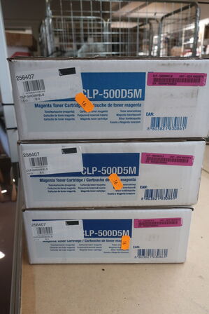 3 stk. toner SAMSUNG CLP-500D5M