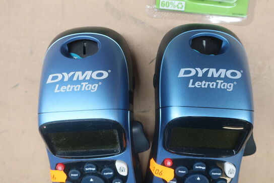 2 stk. labelprinter DYMO letratag 