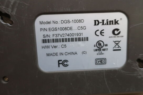 3 stk. switch D-LINK