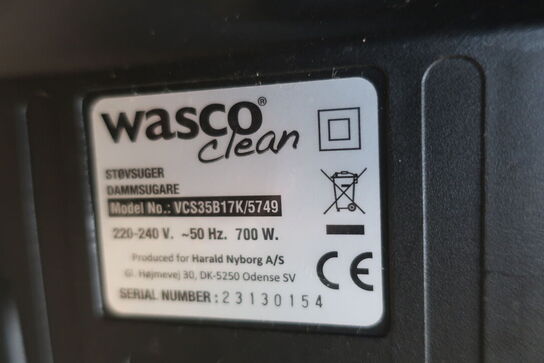 2 stk. støvsuger WASCO CLEAN