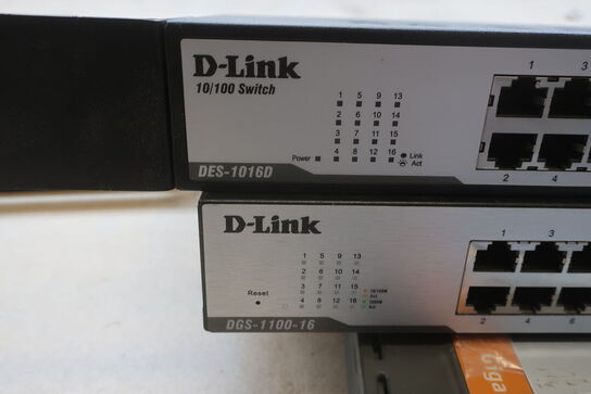 3 stk. switch D-LINK