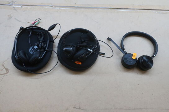 3 stk. hovertelefoner HP