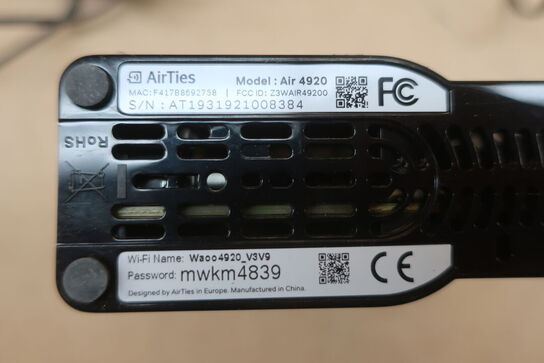 5 stk. router WAOO AIR 7410X og AIR 4920