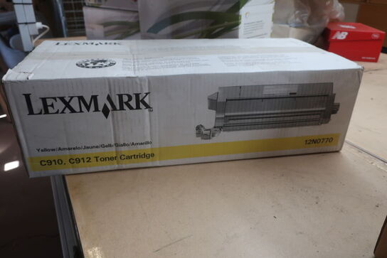 7 stk. toner LEXMARK