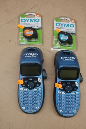2 stk. labelprinter DYMO letratag 