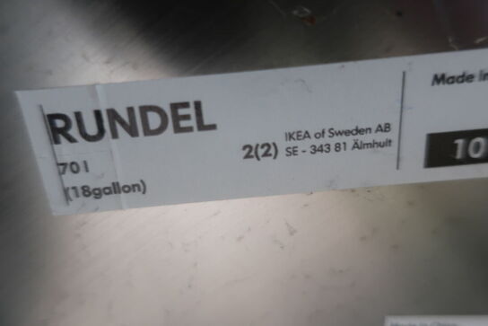 4 stk. spande IKEA RUNDEL