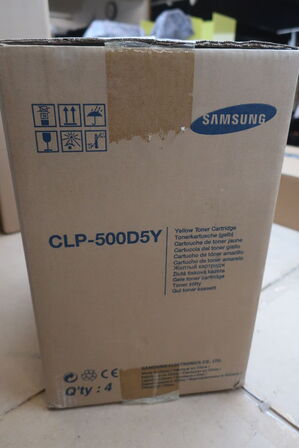 4 stk. toner SAMSUNG CLP-500D5Y