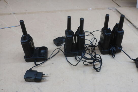 9 stk. Walkie-talkie BILTEMA