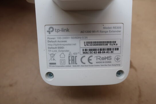 3 stk. antenner TP-LINK RE305 og RE705X