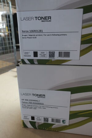 8 stk. toner 