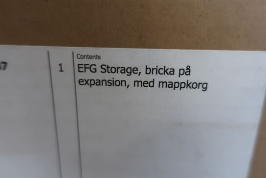 6 stk. skuffemonduler EFG