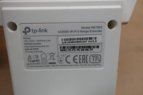 3 stk. antenner TP-LINK RE305 og RE705X