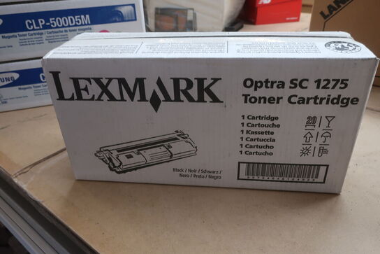 7 stk. toner LEXMARK