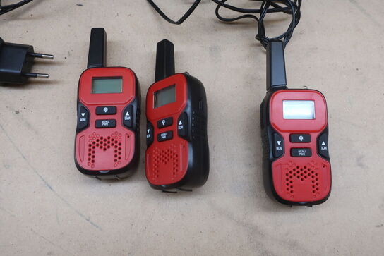 9 stk. Walkie-talkie BILTEMA