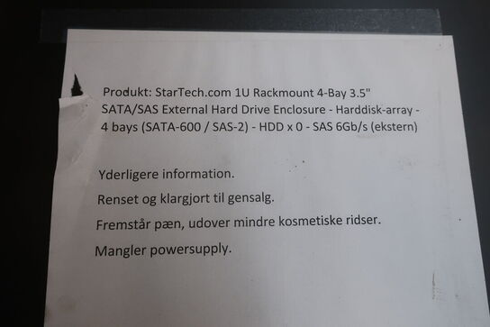 Hard driver STARTECH SAT35401U