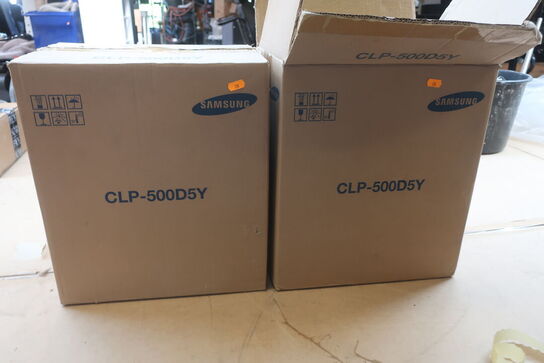 7 stk. toner SAMSUNG CLP-500D5Y
