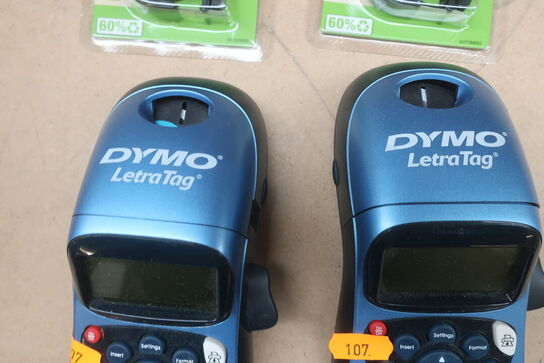 2 stk. labelprinter DYMO letratag 