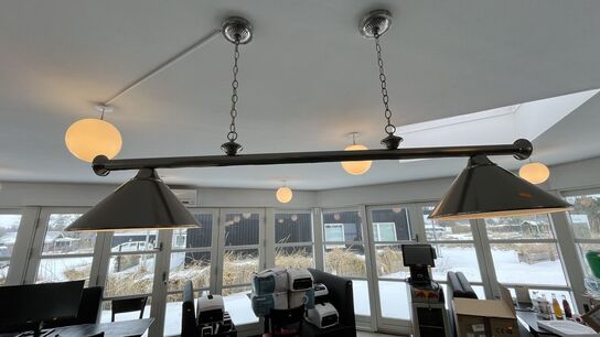 Lampe (Brugt over Billiardbord)