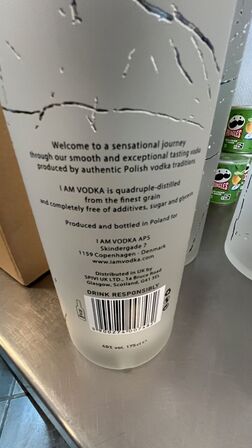 Rom CUBA Caramel 3L,Vodka I AM Vodka, CPH Vodka