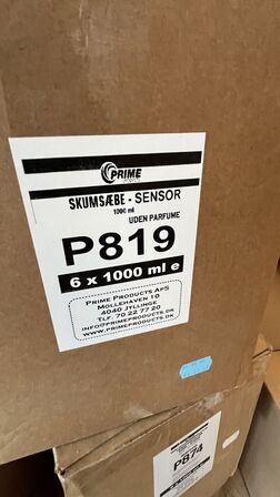 Blandet Lot: Toiletpapir, Skumsæbe, Hånddesinfektion PRIME