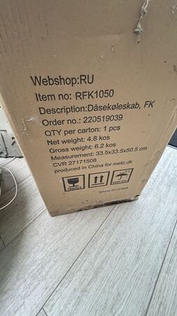 Dåsekøleskab  FAXE KONDI Ubrugt