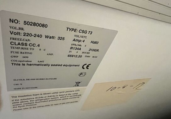 Kummefryser ELCOLD CSG 73