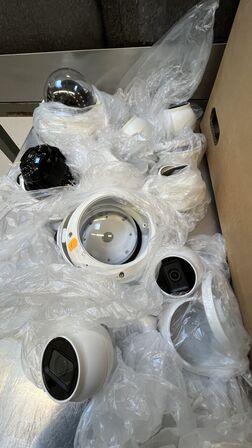 7 Stk. Overvågningskameraer