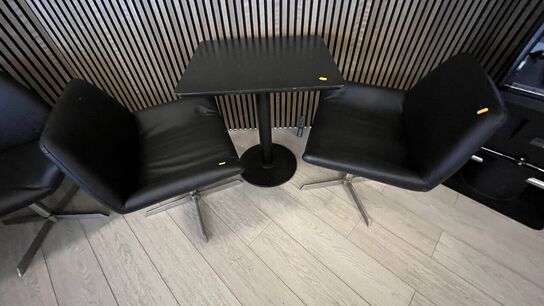 2 Stk. Lounge Stole, Bord