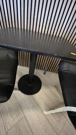 2 Stk. Lounge Stole, Bord