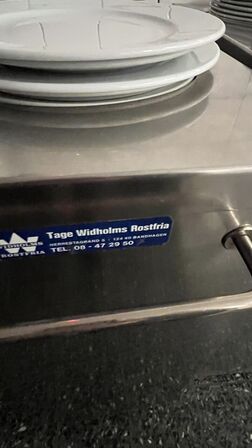 Tallerkenholder   TAGE WIDHOLMS ROSTFRIA