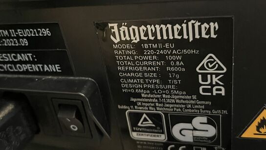 Tap Maskine JÄGERMEISTER  1BTMII-EU