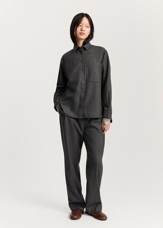 Lynette Shirt Fine Wool AIAYU Str.: M