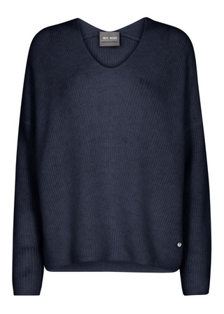 MMThora V-neck Knit NOOS MOS MOSH Str.: L