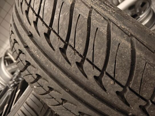 4 stk. fælge m. dæk 16x7.5 ET34 73.8 (MOMSFRI)