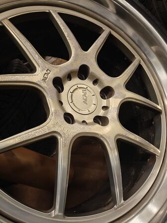 4 stk. Fælge m. dæk ADV1 3delt Split til PORSCHE (MOMSFRI)