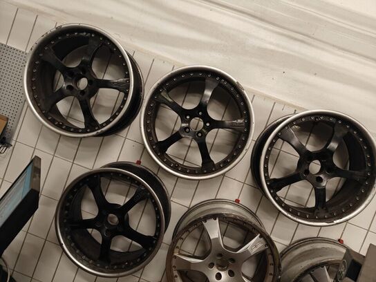 4 stk. fælge OZ Raffaello 3delt Split (MOMSFRI)