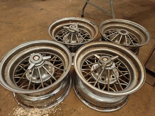 4 stk. Corvette C3 eger stål fælge (MOMSFRI)