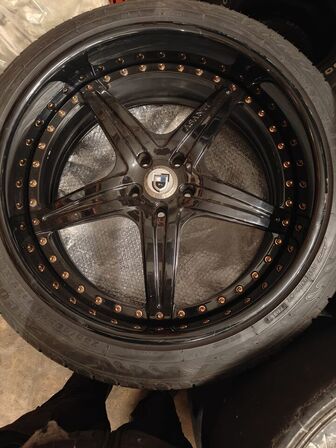 4 stk. fælge m. dæk Asanti Forged Luxury 24 (MOMSFRI)