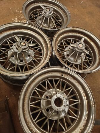 4 stk. Corvette C3 eger stål fælge (MOMSFRI)
