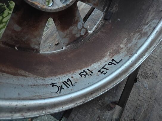 4 stk. Fælge Audi (MOMSFRI)