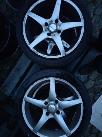 4 stk. DEV+NO 17"x7 4x114.3 ET37 70.3 (MOMSFRI)