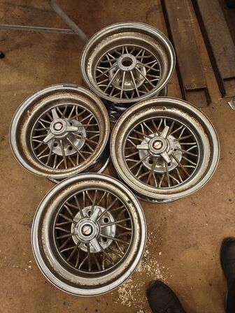 4 stk. Corvette C3 eger stål fælge (MOMSFRI)